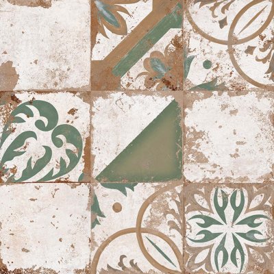  КЕРАМОГРАНИТ MEMORY 7 VERDE МУЛЬТИКОЛОР BRILLO 58x58 от EL MOLINO