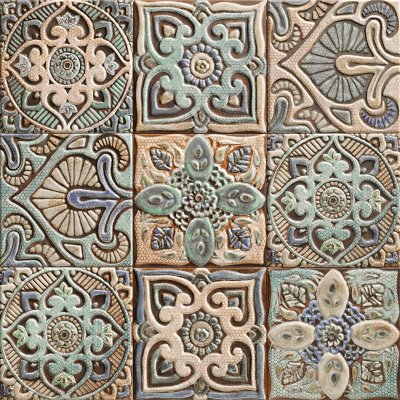 Керамическая плитка Mandala centro 20x20 декор от MAINZU