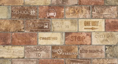  Керамическая плитка ROAD SIGNS MIX CENTRAL PARK 10X20 от CIR
