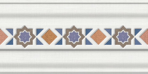  Cenefa Albaicin azul 15x30 бордюр от PAMESA