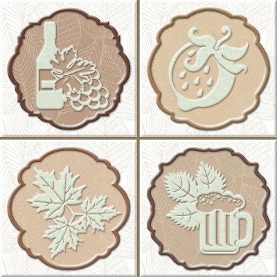  Set Autumn Fosker B (4pzs) 10x10 от 