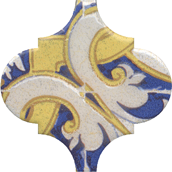 Плитка Арабески Майолика Декор орнамент OP\A160\65000 6,5х6,5 от KERAMA MARAZZI