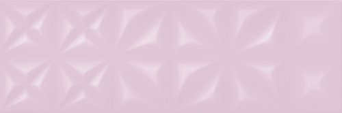 Плитка Lila Плитка настенная  рельеф розовый (LLU072D) 25x75 от CERSANIT