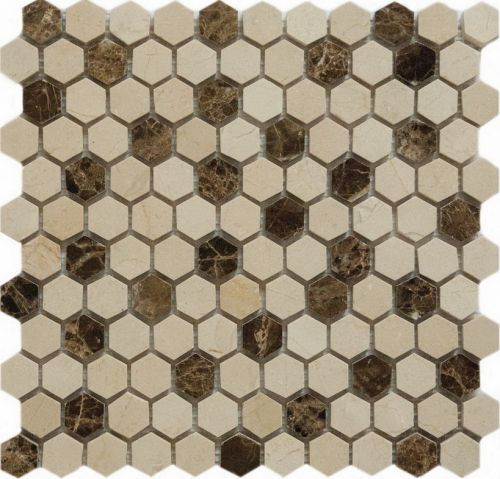  QS-Hex027-25P/10 30,5х30,5 мозаика каменная от Q-STONES