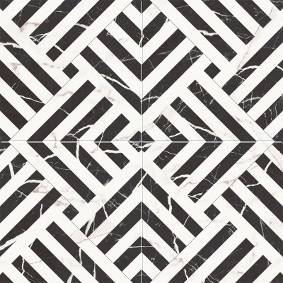  Керамогранит APOLLON Charcoal Black Pre-cut 45x45 от ETILI SERAMIK