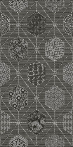  Devore Декор Gris geometria 31,5x63 от AZORI