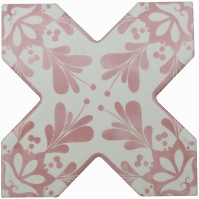  Керамическая плитка BECOLORS CROSS 13,25X13,25 DEC. STENCIL CORAL от Cevica