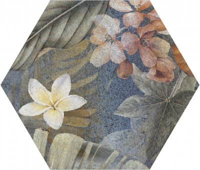  Керамогранит HIBISCUS Blue Matt Hexa 23,2x26,7 от ITT Ceramic