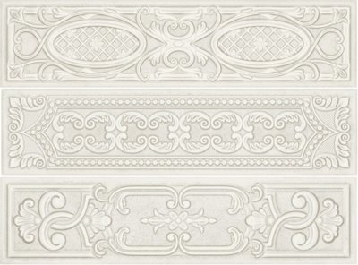 Декор Uptown White Toki 7,4X29,75 стена от APARICI