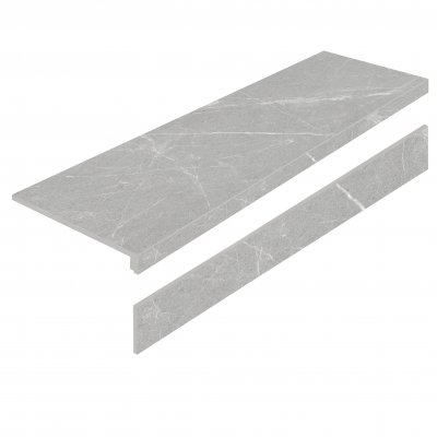 Керамогранит Dakota Gris Antislip противоскользящий 32x120 Matt Ступень с подступенником от STARO