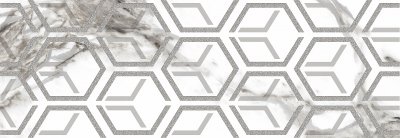 Керамическая плитка Керамическая плитка Декор 24,2*70 ROYAL ORION BIANCO от КЕРЛАЙФ