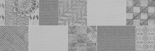  Passion decor patchwork grey 20x60 декор (2 вида без выбора) от ITT Ceramic