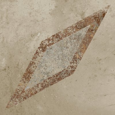Керамогранит Спартель Декор 2 бежевый матовый KMD3STA036GN 9,8x9,8x0,7 от KERAMA MARAZZI