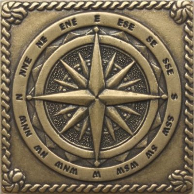  Windrose Shined brass (бронза полированная) 5х5 от 