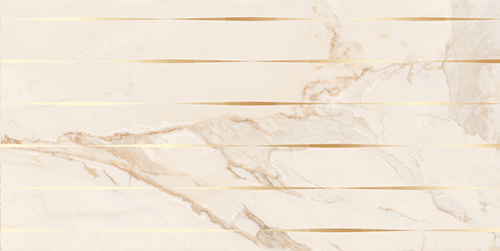 Керамическая плитка Керамическая плитка Декор 31.5*63 CALACATTA GOLD LINEA от КЕРЛАЙФ
