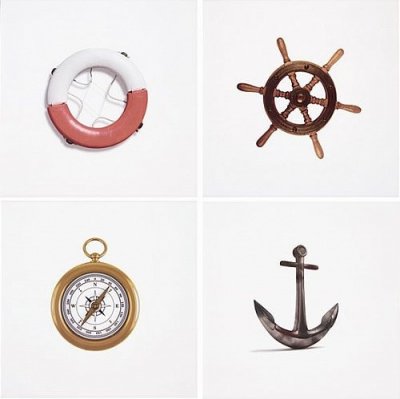  Керамическая плитка DECOR MIX MARINE BLANCO 20X20 от APE