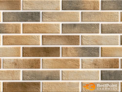 Керамогранит Loft Brick Masala 6.5x24.5 стена от BEST POINT CERAMICS