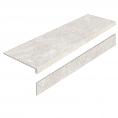 Керамогранит Mystical Charm Bianco 32x120 Matt Relief Ступень с подступенником от STARO