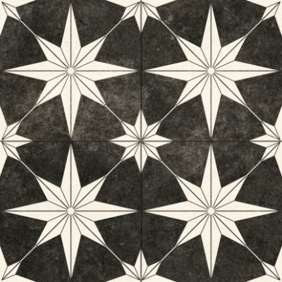  Керамогранит STAR Antic Black Pre. 45x45 от NAVARTI