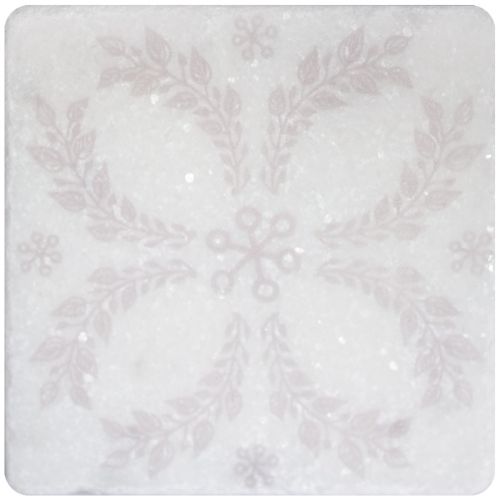  Marble White Motif 5 10x10 натуральный мрамор от STONE4HOME
