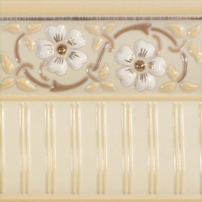  Бордюр ZOCALO TARRAGONE GOLD VANILLA 15X15 от APE