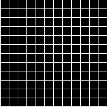 Плитка Темари черный матовый мозаика 20071  29,8х29,8 от KERAMA MARAZZI