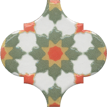 Плитка Арабески Майолика Декор орнамент OS\A40\65000 6,5х6,5 от KERAMA MARAZZI