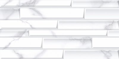 Керамическая плитка Керамическая плитка Калакатта кирпичики / Плитка 31.5*63 Calacatta bricks rel. 33 от КЕРЛАЙФ