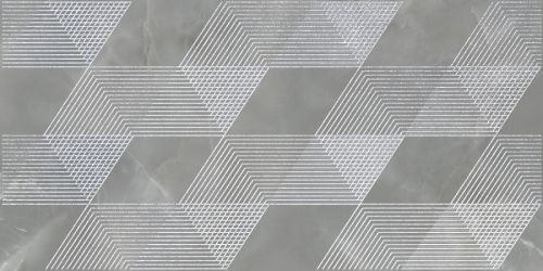 Opale Grey Geometria 31.5x63 декор от AZORI