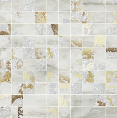  MQSG Mosaico Q. Solitaire Grey Mix 29,7х29,7 (Р) (6шт) от BRENNERO CERAMICHE