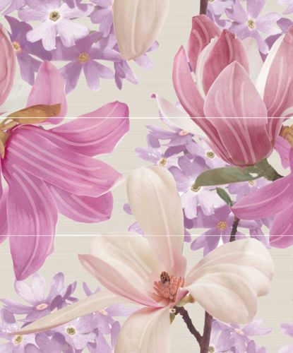  CHARME DECOR AMOUR VIOLET 60х50 панно из 3-х шт. от IBERO-KERABEN