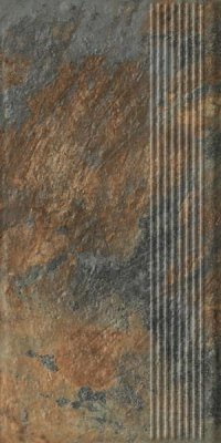  Ступень прямая Ceramika Paradyz Ардис Раст структурная B1a 30x60 (1,44) от CERAMICA PARADYZ