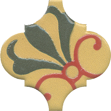 Плитка Арабески Майолика Декор орнамент OS\A38\65000 6,5х6,5 от KERAMA MARAZZI