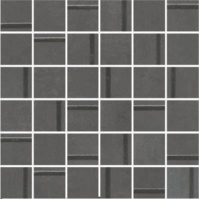 Плитка Гварди Декор 1 мозаичный антрацит матовый обрезной MM13132 30x30 от KERAMA MARAZZI
