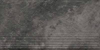  Ступень прямая Ceramika Paradyz Ардис Дарк структурная B1a 30x60 (1,44) от CERAMICA PARADYZ