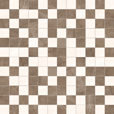 Керамическая плитка Керамическая плитка Мозаика 29.4*29.4 AMANI AVORIO/MARRON от КЕРЛАЙФ
