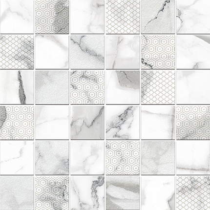  Arabescato Bianco Decor Mosaic 30x30 мозаика от КЕРЛАЙФ