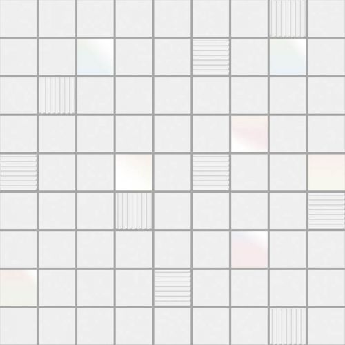  Black & White Mosaico Cubic White 31,6х31,6 мозаика от IBERO-KERABEN