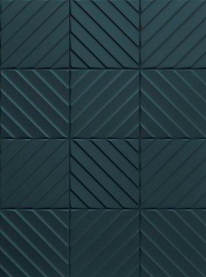  4D Diagonal Deep Blue  20х20 от MARCA CORONA
