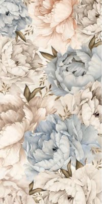  Керамическая плитка 60X120 LUMIERE DEC.PEONIE от LA FENICE