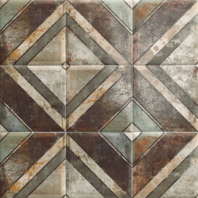  КЕРАМИЧЕСКАЯ ПЛИТКА TIN-TILE DIAGONAL МУЛЬТИКОЛОР 20x20 от MAINZU