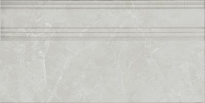Плитка Монте Тиберио Плинтус серый глянцевый обрезной FME028R 20x40 от KERAMA MARAZZI
