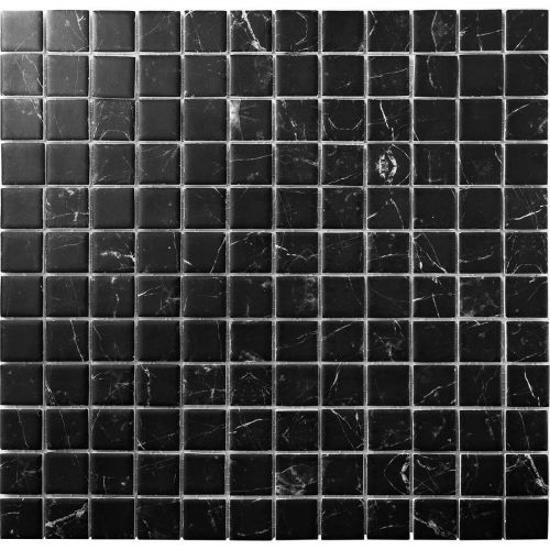  Supreme Marquina 31.7x31.7 стеклянная мозаика от VIDREPUR
