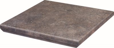  Ступень с носиком угловая Ceramika Paradyz Виано серая B1a 33x33 от CERAMICA PARADYZ