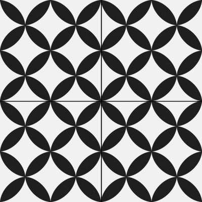  Керамогранит CIRCLE Black Pre. 45x45 от PRISSMACER