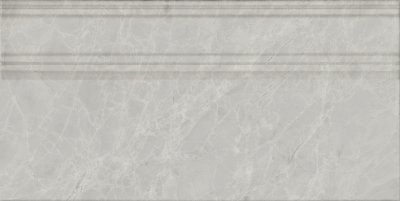 Плитка Риальто Плинтус серый светлый глянцевый обрезной FME027R 20x40 от KERAMA MARAZZI