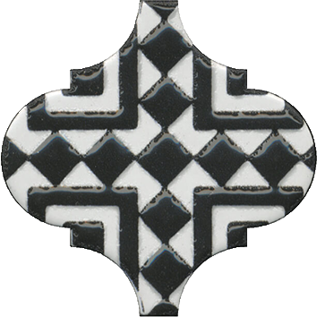 Плитка Арабески Декор глянцевый орнамент OS\A25\65000 6,5х6,5 от KERAMA MARAZZI