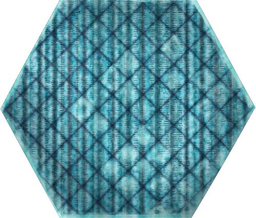  Tribu Blue Matt 23.2x26.7 керамогранит от ITT Ceramic