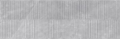 Керамическая плитка Андора 348 Gray  32,5x100 Плитка настенная рельеф вертикальный от EUROTILE