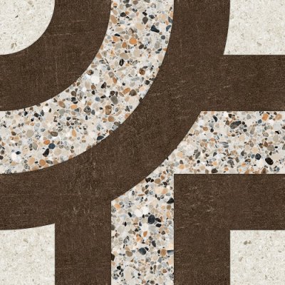  Керамическая плитка 40х40 SPIN TROPIC CHOCO MATT IT от GRESANT